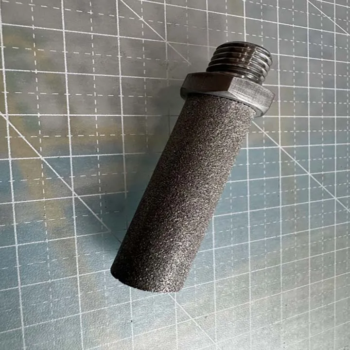  sintered steel filter - STEEL FILTER CARTRIDGE 10X14X60 30MICRON