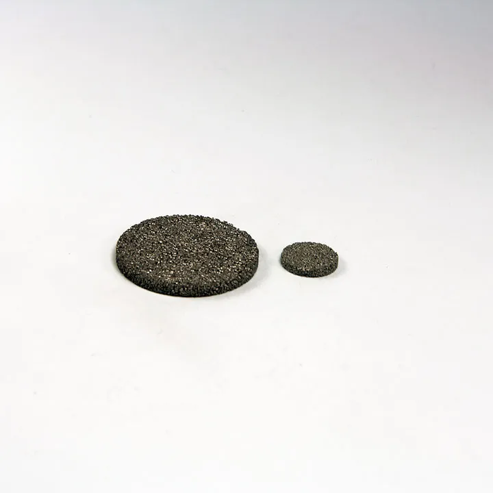 Disque Filtrant en Acier Inoxydable 316L Fritté 47x2 0.5 Micron